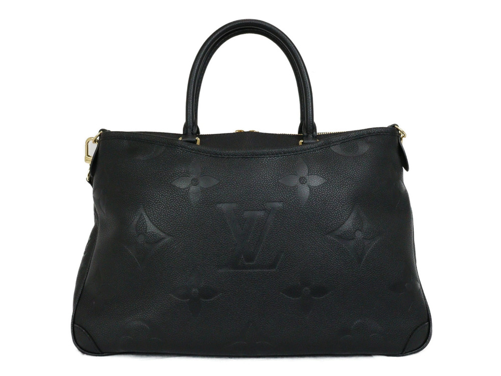 Louis Vuitton Bag Black Trianon Shoulder 2way Noir Empreinte Black